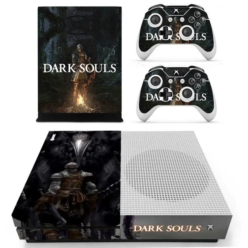 Dark Souls 3 Xbox One S Стикеры s для Xbox one S кожи Стикеры vinilo pegatina для Xbox One Slim консоли и два контроллера