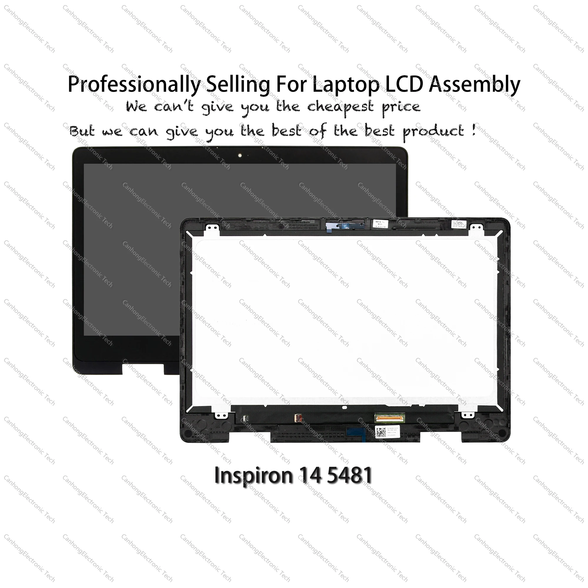 For Dell Inspiron 14 5481 2 in 1 14“ HD 1366*768 LCD Touch Digitizer Screen Panel Replacement