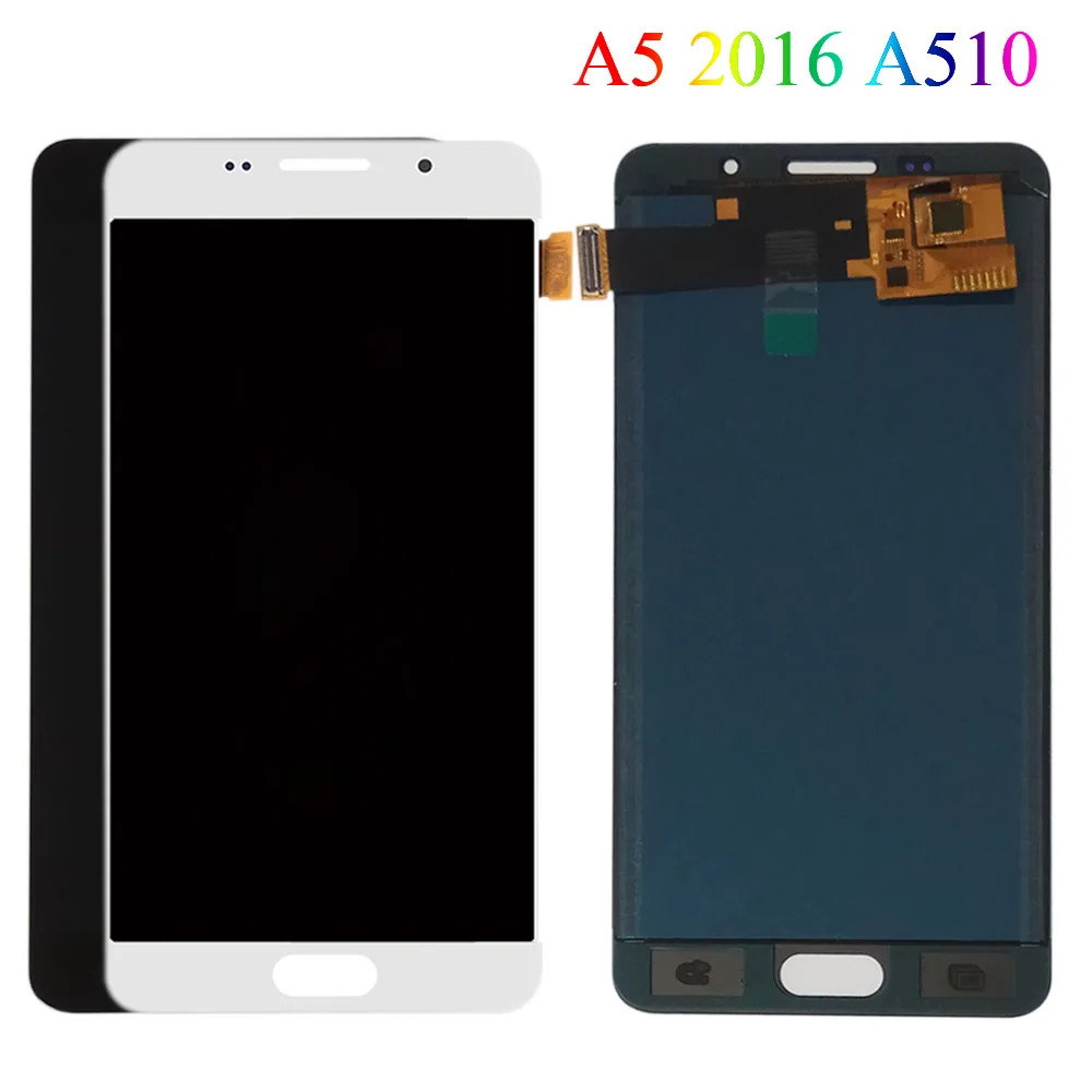 5 2 ''ЖК-дисплей для samsung A5 2016 A510 дисплей A510F A510M SM-A510F A510FD A510Y сенсорный экран