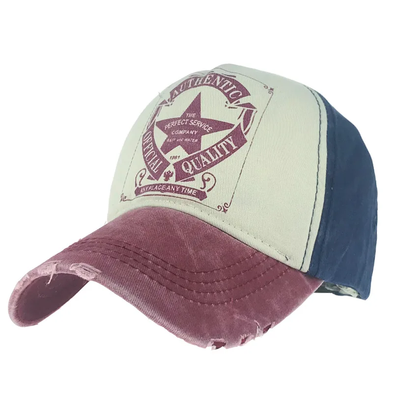 

Five Star Vintage Baseball Cap Trucker Hat Washed Multicolor Cotton Caps Hip Hop Hats Adjustable For Men And Women
