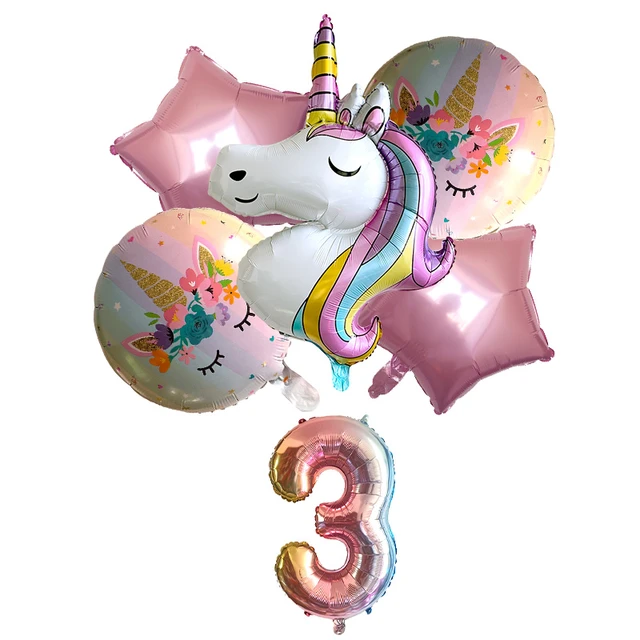 Unicorn Iridescent Party Decorations  Rainbow Unicorn Party Decorations -  Party - Aliexpress