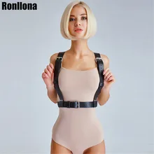 Leather Harness Gothique Body Straps Ddgl Femdom Shoulder Belt Bondage Punk Gothic Garter Pastel Goth Flirting Couple Adjustable