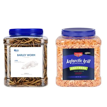 

DW AQUARIUM FISH FOOD Antarctic krill Barley Worm FREEZE DRIED 400g 600g