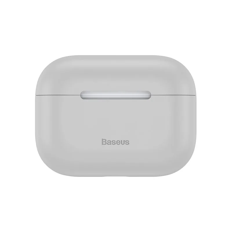 Baseus силиконовый чехол для Airpods Airpod Pro 3 Роскошные беспроводные наушники защитный чехол для Apple Air Pods Pod Pro Coque Fundas - Цвет: Grey