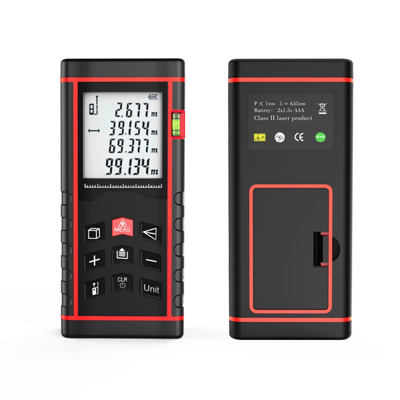 Laser Rangefinder Mini 40M 60M 80M 100M Laser Distance Meter Trena Metro Laser Range Finder Measuring Tape Device Ruler Tool