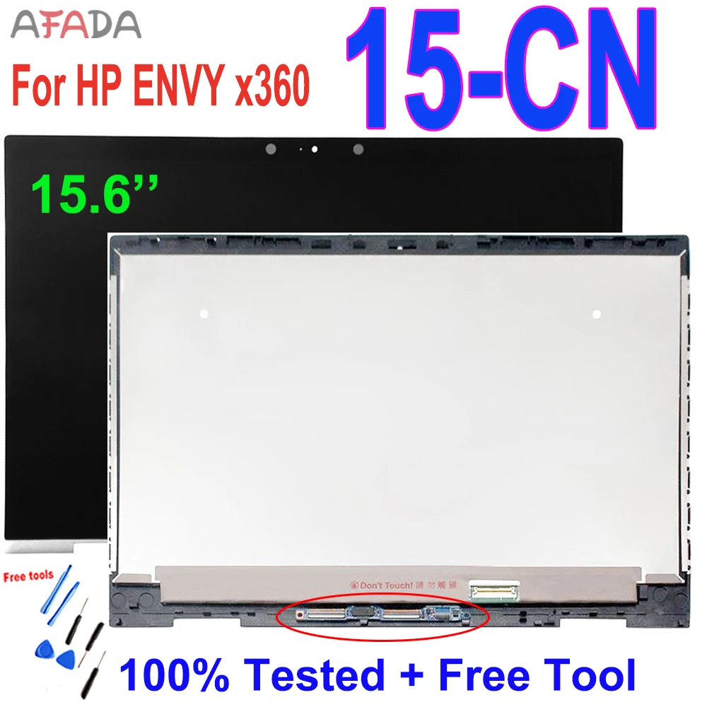 ЖК-дисплей 15 6 дюйма для HP Envy x360 15-CN series 15-cnxxxxxx сенсорный ЖК-экран стекло дигитайзер