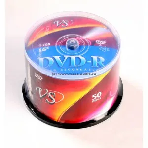 Диски VS DVD-R 4 7 GB 16x CB 50 шт. | Компьютеры и офис