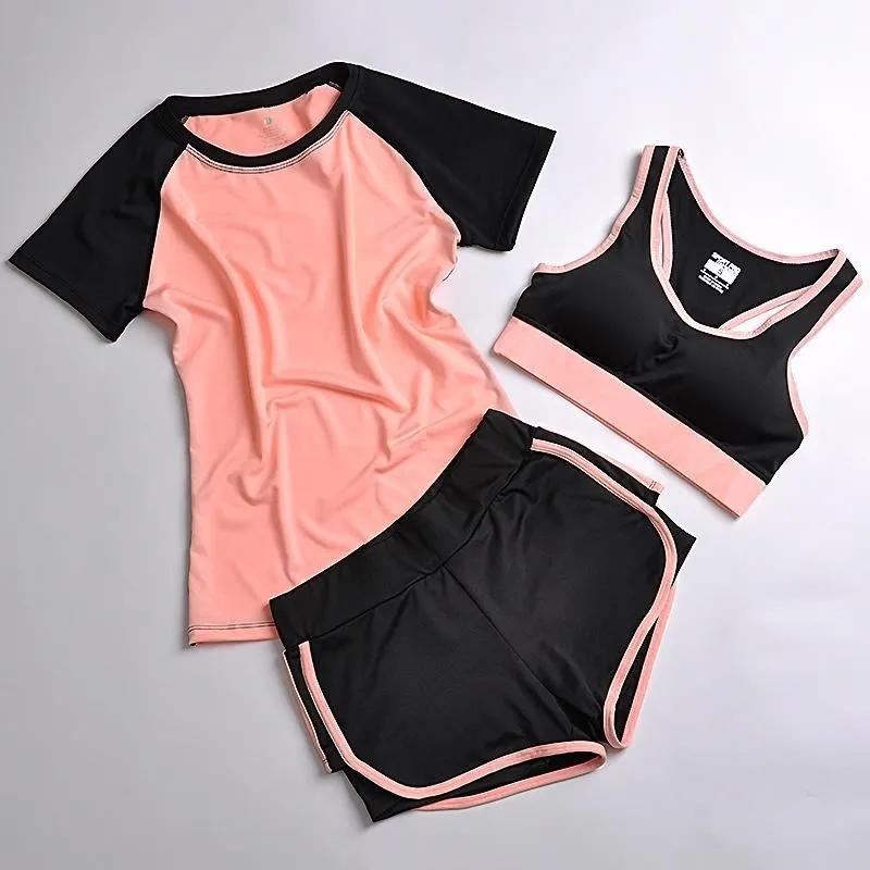 

Jacket Back Shorts Jogging Suits Female Shuttlecock Gym Exercise Clothes Summer Sports WOMEN'S Suit Summer Short