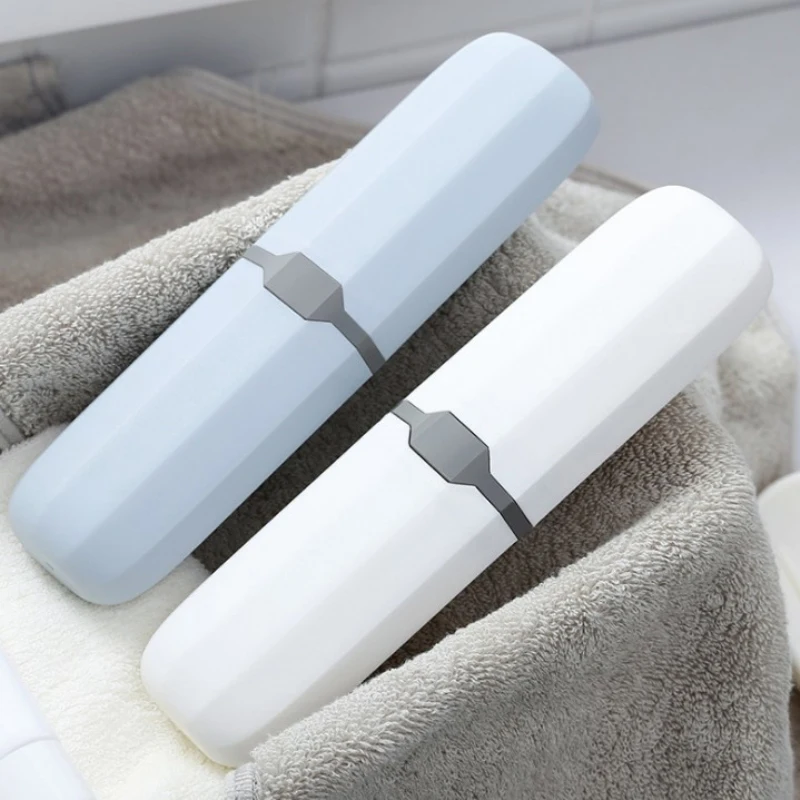 Креативная портативная коробка для хранения зубных щеток аксессуары для ванной комнаты коробка для зубных щеток из пшеничной соломы дорожный органайзер для зубной пасты держатель