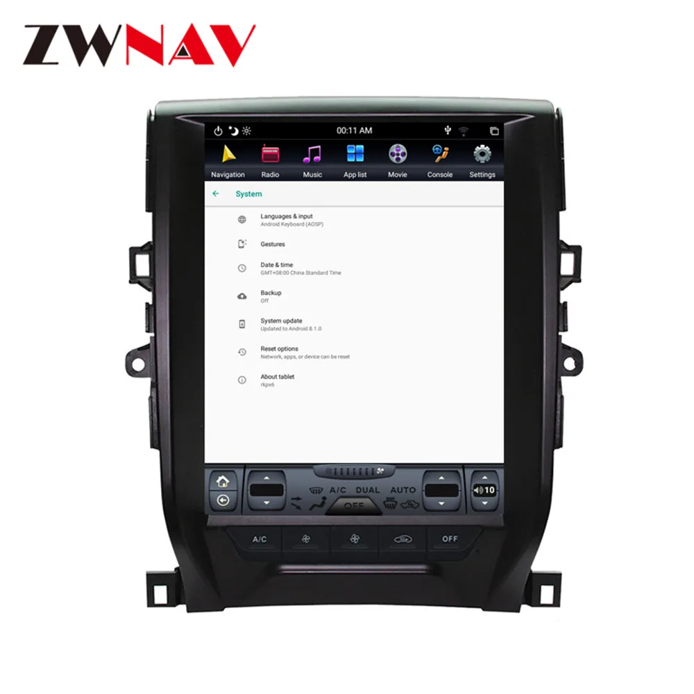 Top Vertical screen Tesla Style Android 9.0 Car multimedia GPS Player For Toyota Reiz X 2010-2016 Audio radio tape recorder headunit 12