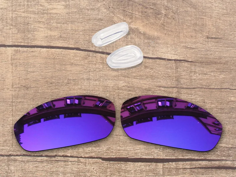 Violet Mirror Vonxyz 20+ выбор цветов, Поляризованные Сменные линзы и носовые упоры для блендера-оправа для блендера о4059 - Цвет линз: Violet Mirror