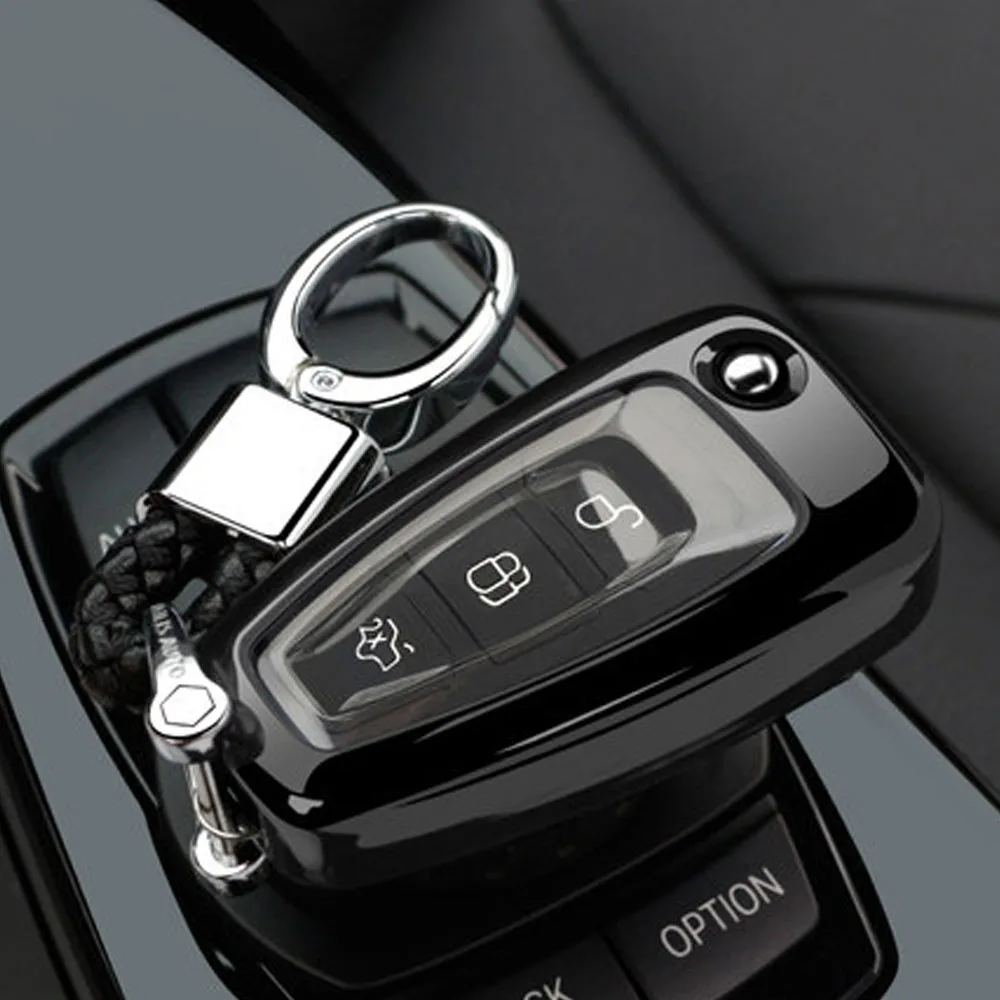 Новый ТПУ чехол для автомобильного ключа с 3 кнопками Ford Galaxy Mondeo Transit Fiesta/Kuga Escape