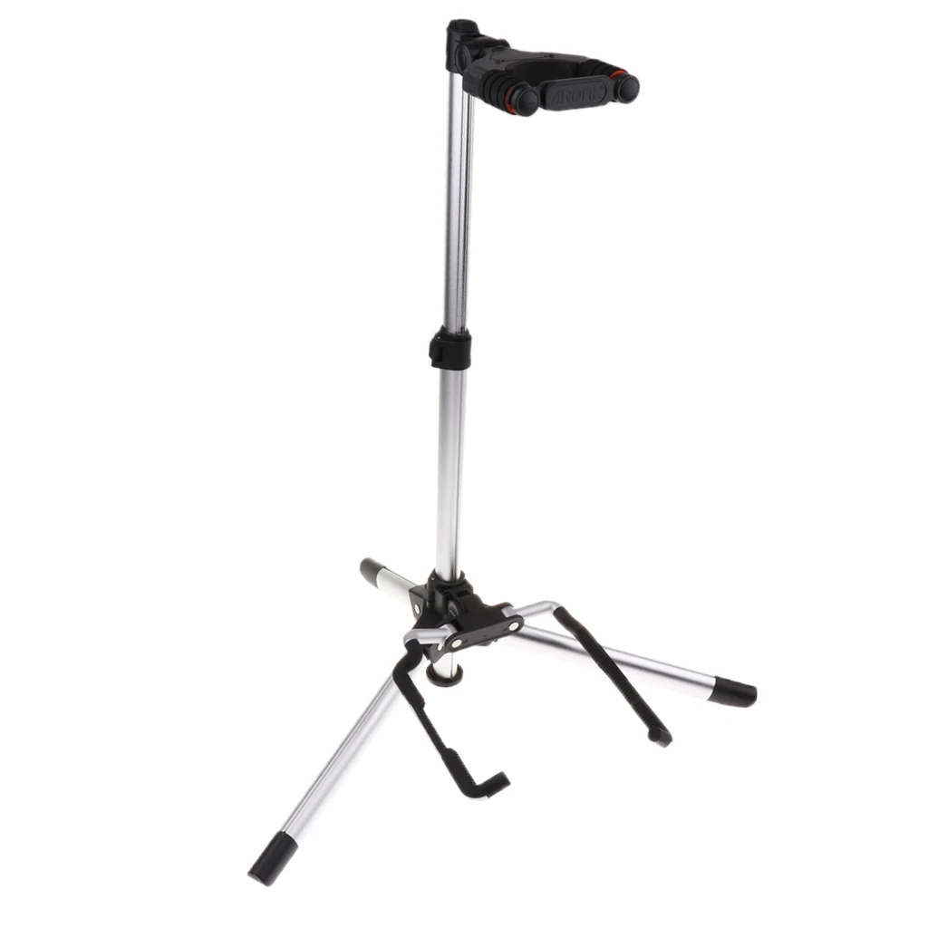 

AGS-10 Foldable Vertical Guitar Stand Holder Bass For Musical Instrument