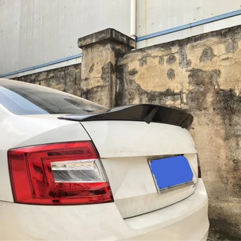 

Use For Skoda Octavia Spoiler 2015 2016 2017 Year Real Glossy Carbon Fiber Rear Wing Sport R Style Accessories Body Kit