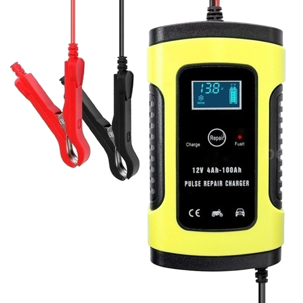 自動バッテリー充電器12ボルト6アンペア12 V 6v スマート 高速車 Aliexpress