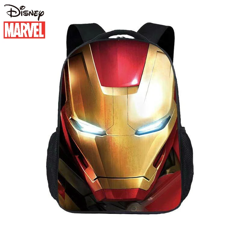 

Disney Marvel Avengers 4 Iron Man 3D Stereo Backpack School Bag Kindergarten Boy Backpack