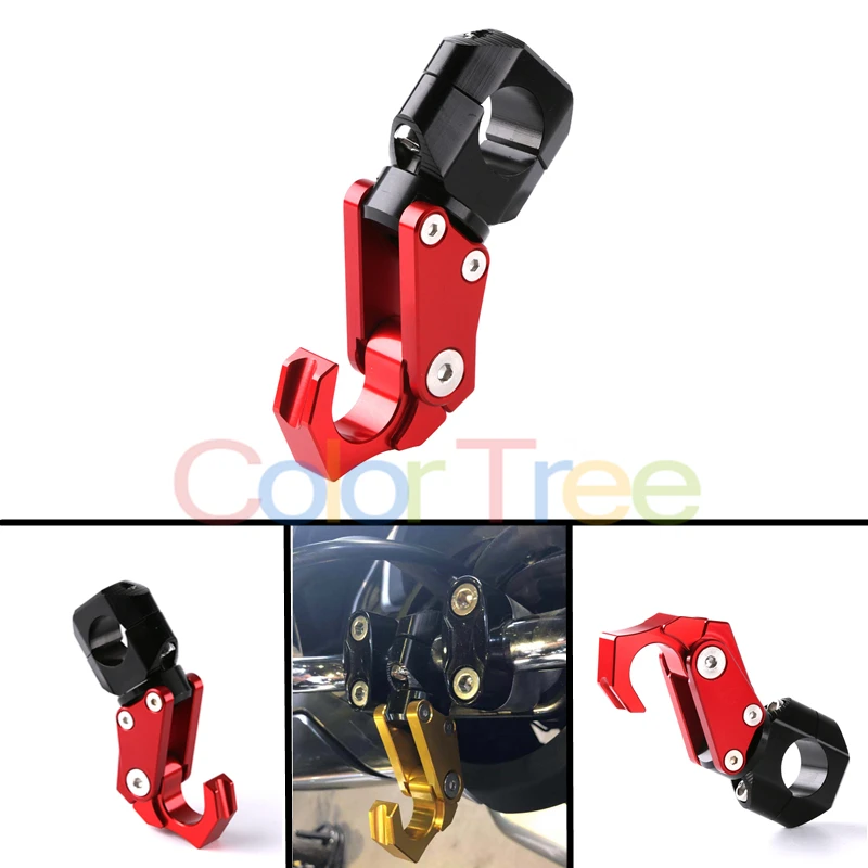 7/8 ''22 мм крючок для Руля Мотоцикла Алюминиевый сплав багажная сумка вешалка для шлема коготь крюк для переноски Легкая Установка Держатель для сумки для хранения