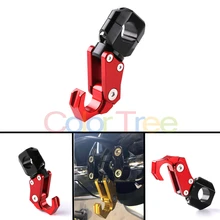 7/8 ''22 мм крючок для Руля Мотоцикла Алюминиевый сплав багажная сумка вешалка для шлема коготь крюк для переноски Легкая Установка Держатель для сумки для хранения