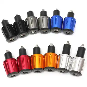 

Pair 7/8 Inch 22mm Universal MotorcycleMotorbike Handlebar Hand Grip Ends Plug Grip Weights Anti Vibration