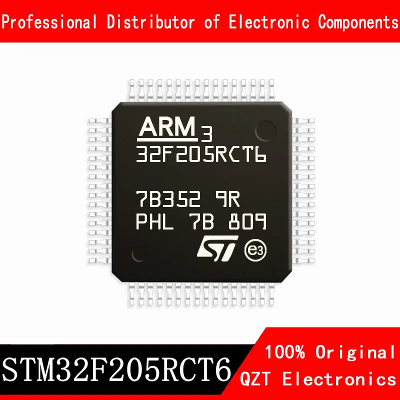 5pcs/lot new original STM32F205RCT6 STM32F205 LQFP64 microcontroller MCU In Stock new stm32f205rbt6 stm32f205rct6 stm32f205ret6 stm32f205rft6 stm32f205rgt6 stm32f205vbt6 vct6 vet6 vft6 vgt6 zct6 zet6 zgt6 mcu