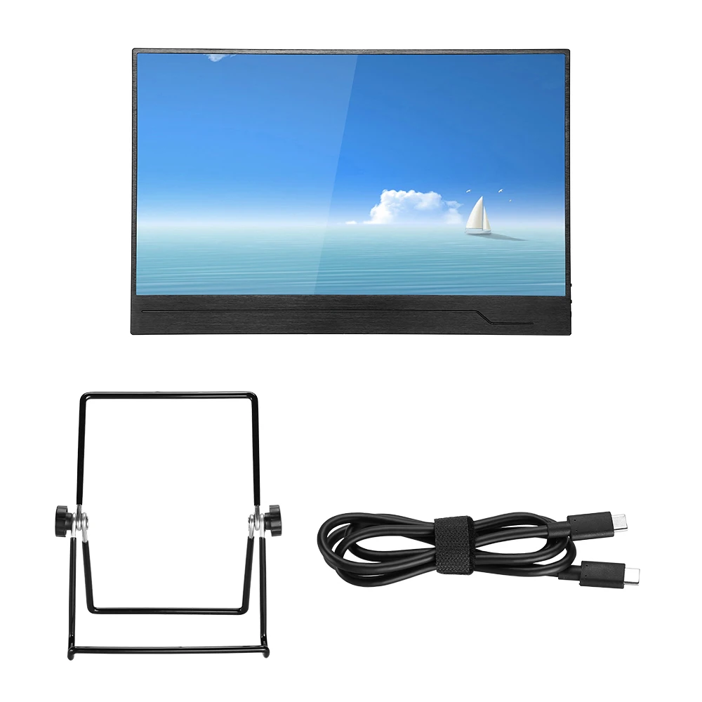 Eyoyo тонкий портативный ЖК FHD монитор 13," 1920X1080 usb type C HDMI для ноутбука телефона xbox переключатель PS4 портативный ЖК игровой монитор