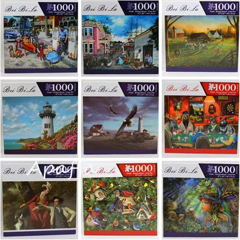 

Hot 1000 Pieces Jigsaw Scenery Picture Puzzles Adults Assembling Puzzles Toys Children Kids Games Educational Toys Gifts