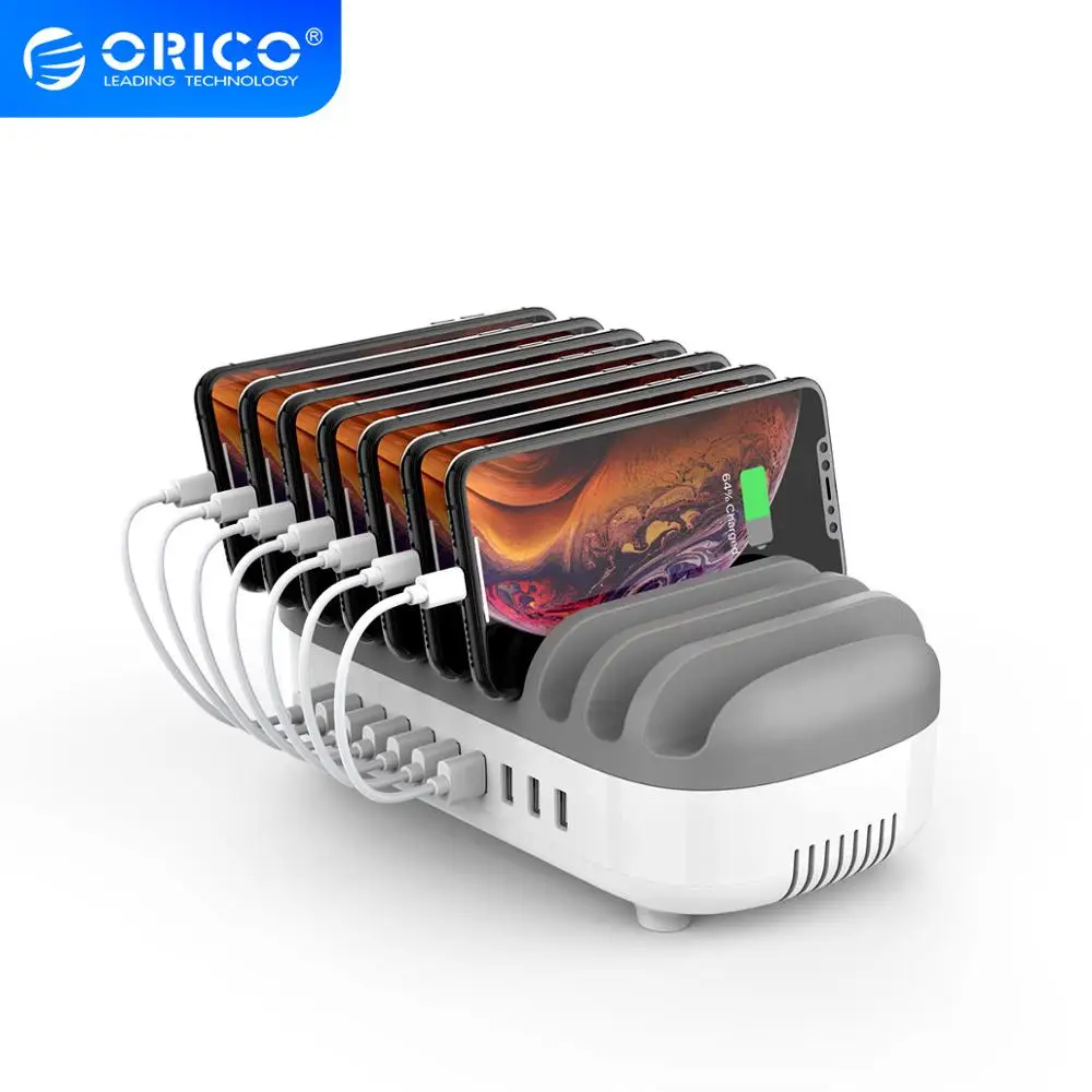 ORICO 10 Ports 120W Fast USB Charger Station Dock