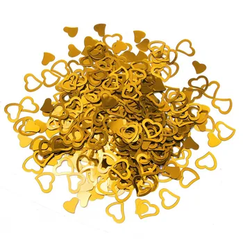 

ZLJQ 600pcs/lot Love Heart Confetti MultiColor Sparkling Table Scatter Wedding Decorations Birthday Party Baby Shower Decor