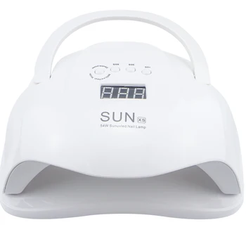 

54w Uv LED Nail Lamp for Manicure Nail Dryer Machine UV Lamp for Curing UV Gel Nail Polish Motion LCD Display Uv Light Tool