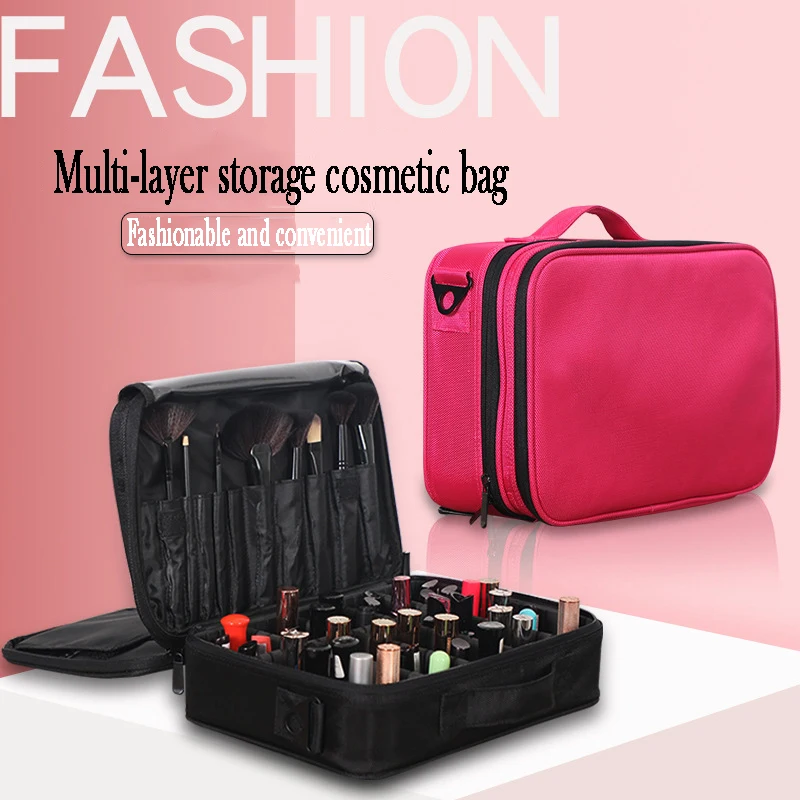 

Fashion Multi-function Large Cosmetic Storage Bag Ladies Cosmetics Storage Box Waterproof Storage Bag Portable Cosmetic Bag