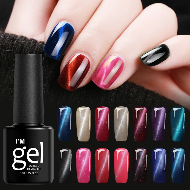 

Nail Glue Genuine Variety Cat Eye Nail Glue Selected 24 Color Cat Eye Magnet Glue