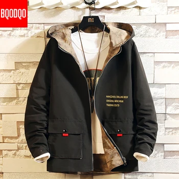

Black Bomber Jacket Casual Men Loose 5XL Japanese Hip Hop Hooded Jackets Autumn Mens Print Army Military Streetwear Cargo Coats