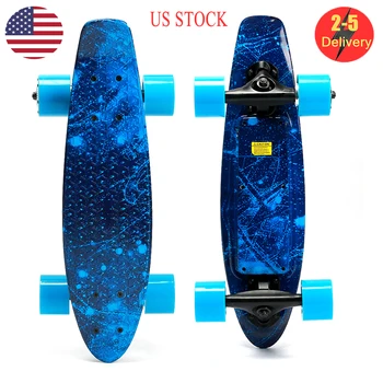 

US Stock ! 3-5 Days Free Shipping Electric Skateboard Equipped With remote Control E Scooter Type Battery E Skateboard LWT