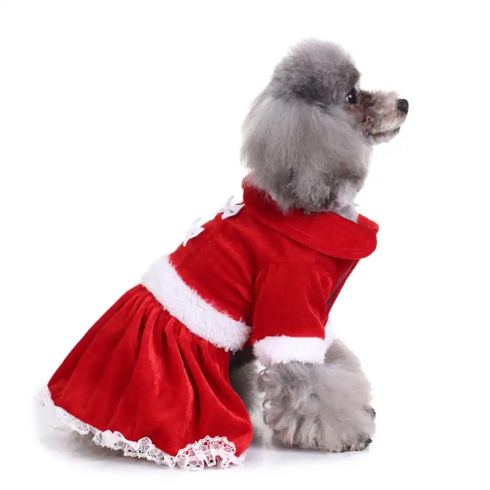 クリスマスシリーズペット犬服クリスマス衣装かわいい漫画服小型犬布衣装蝶のドレス Aliexpress