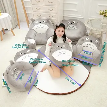 

Cartoon Totoro Stuffed Sofa Infant Chair Plush Cute practical new hot Anime Doll toys Sofa Bed Kids Baby Play Mat Floor Mat