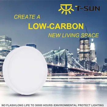 

Led Downlight 18w Round Store Office Room Super LED Round Downlight Cold Light Market Flashlight Concealed Durable Sturdy