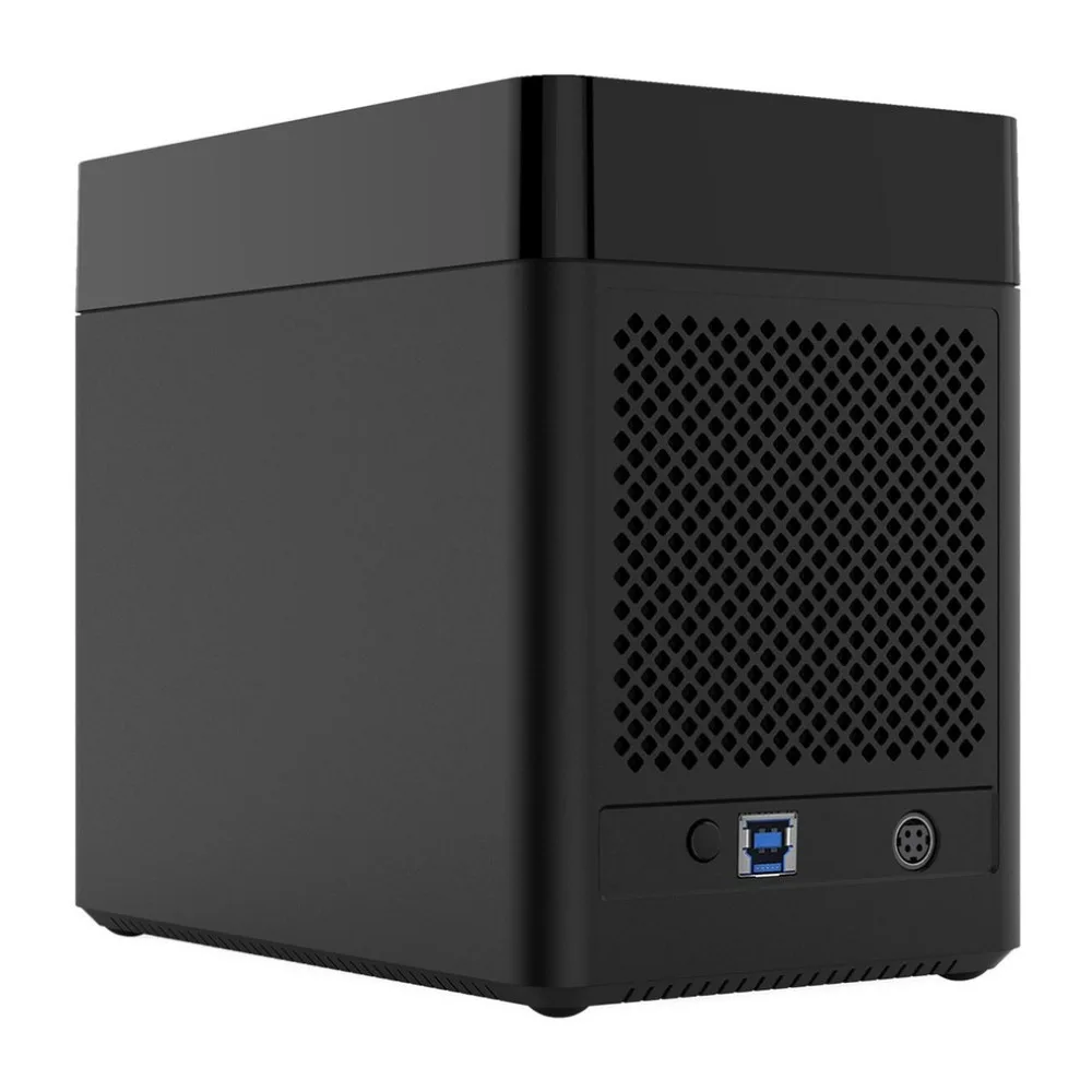 DS500U3-V1 черный Алюминиевый USB 3,0 5-bay 3,5 дюймов SATA жесткий диск Корпус HDD док-станция Поддержка 5*8 ТБ