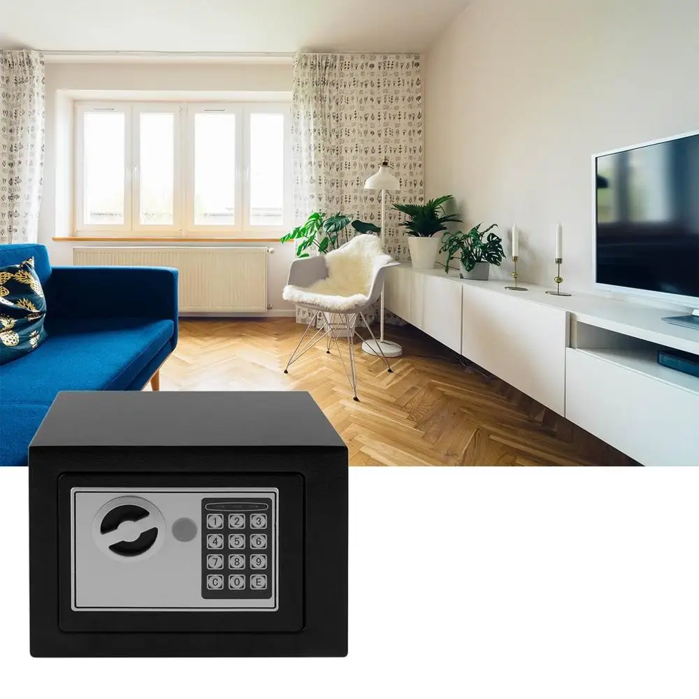4.6L Professional Safety Box Home Digital Electronic Safe Box Home Office Jewelry Money Anti-Theft Security Box caja seguridad
