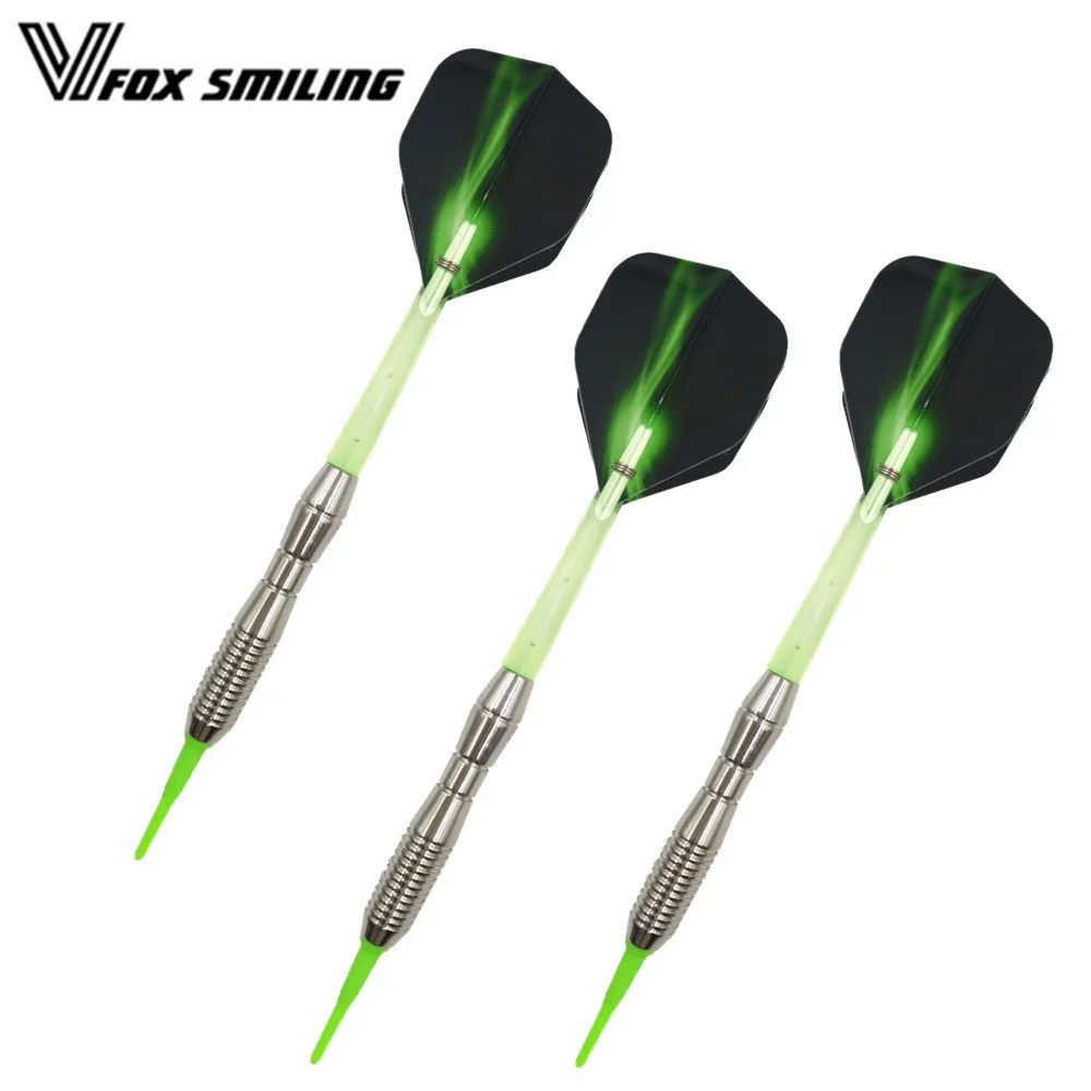 3PCS Green Professional Darts 18g Soft Darts Electronic Soft Tipsoft