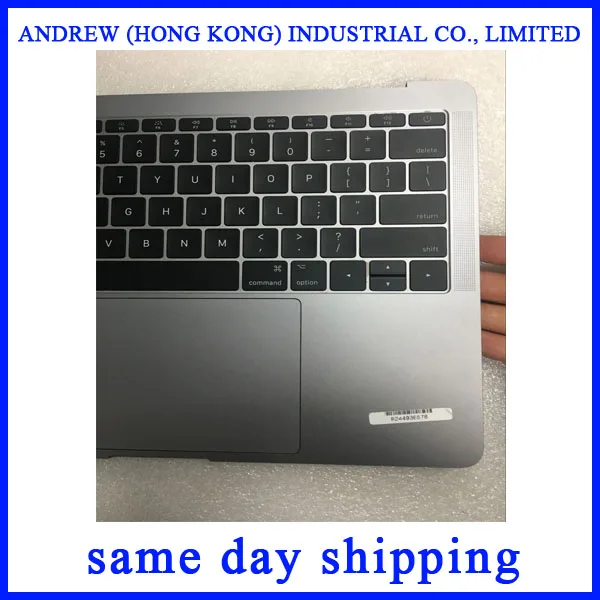 Космический серый цвет A1708 Topcase с американской клавиатурой для Macbook Pro 13," A1708 США Topcase в сборе Late Mid