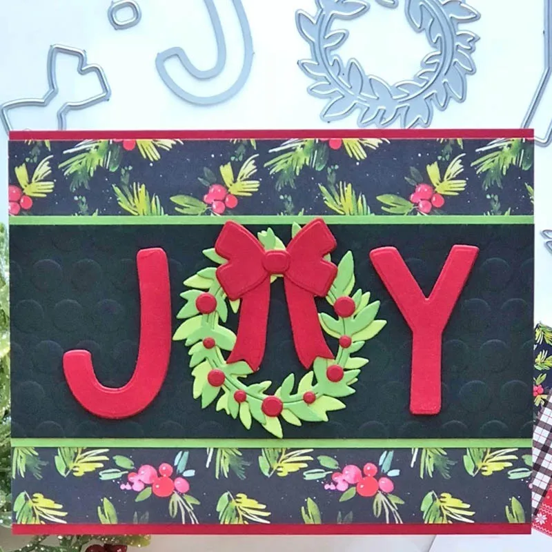 Joy Noel металлические режущие штампы для скрапбукинга и бумажного ремесла для изготовления открыток новые штампы