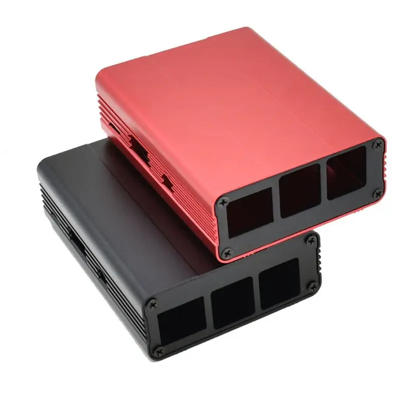 1 комплект Алюминий сплав чехол металлический корпус с отверткой для Raspberry Pi 3B+/3 2B аксессуары