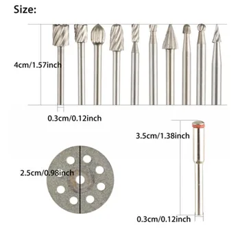 

Silver Carving Tool Wheel Circular Carbide Metal Cutting Grinding Drill Bit