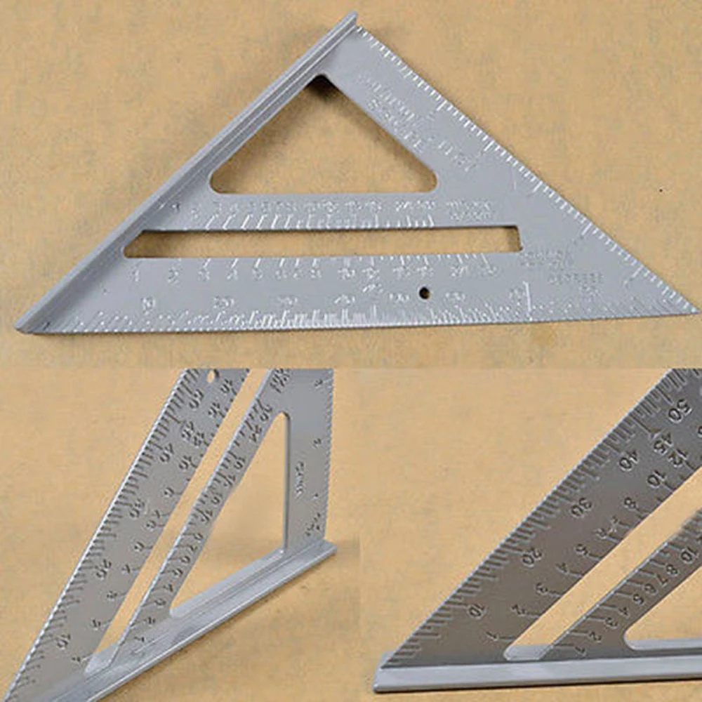 6.5in линейки Треугольники из алюминиевого сплава транспортир митер обрамление измерительная линейка квадраты для углов для плотника плотник инструменты