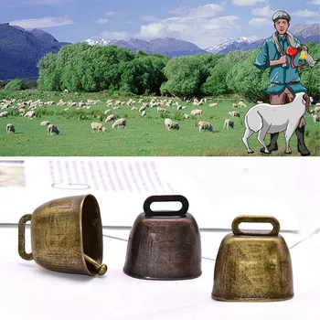 

Cow Horse Sheep Grazing Copper Bells Cattle Farm Pet Animal Copper Loud Crisp Ring NEW