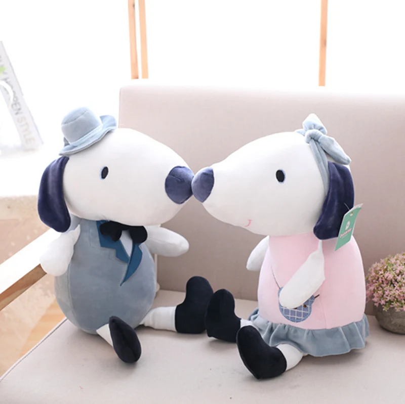30 см 40 см супер пара Собака Kawaii животные девушки Валентина Кукла Малыш игрушка