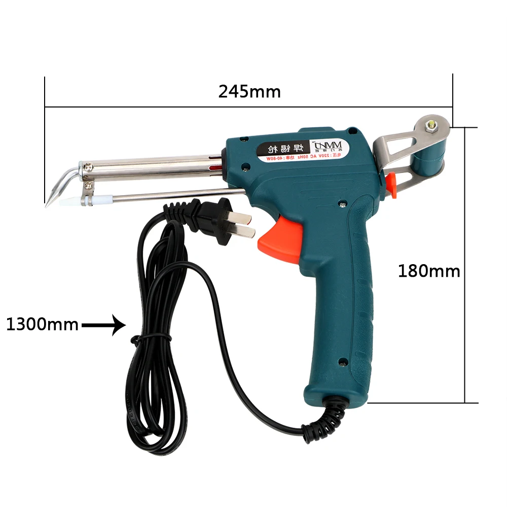 NICEYARD ручной паяльный пистолет США ЕС конверсионная головка Электрический паяльник сварочный инструмент Автоматическая отправка олова пистолетный паяльник провода