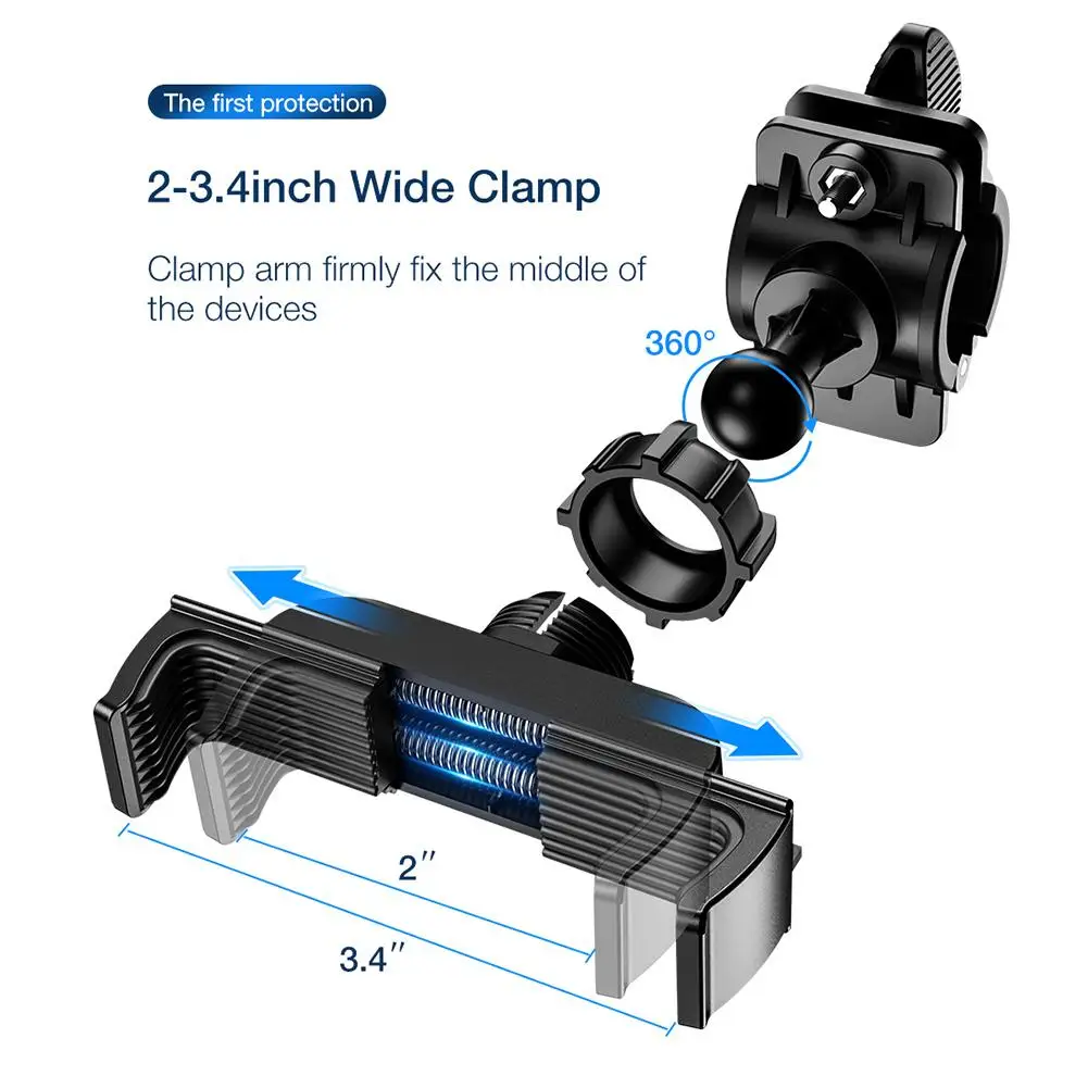  Für iPhone 7 8 X XS Telefon Halter Fahrrad Zubehör Bike Lenker Clip Stehen GPS Halterung Handy Halt