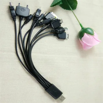 

10 in 1 Multifunction USB Data Transfer Cable Universal Multi Pin Cable Charger USB Adapter Cable Data Wire Cord for Laptop PC