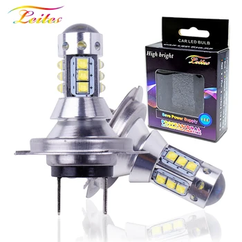 

2pcs High Power LED XBD Chip H7 LED Lamps For Cars Headlight Bulbs H4 led H7 H1 H3 H11 Fog Light